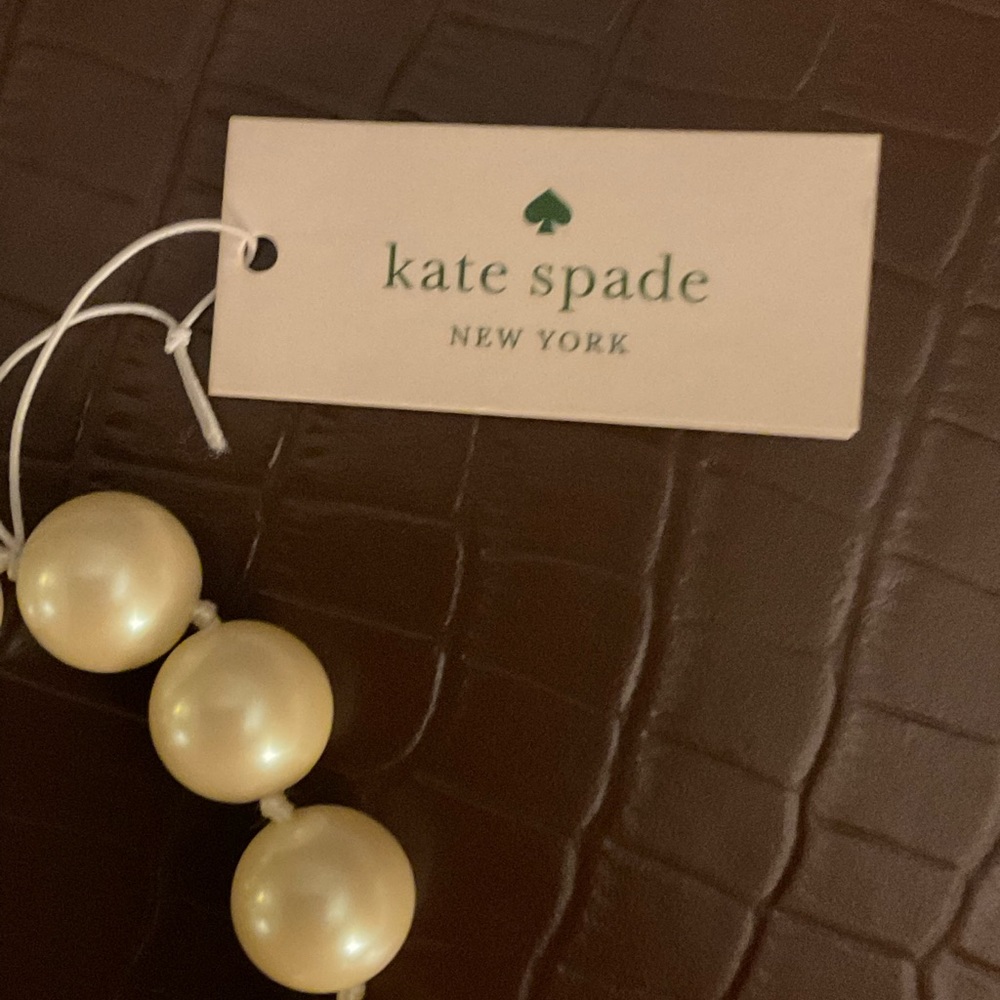 Kate Spade chunky pearl necklace NWT